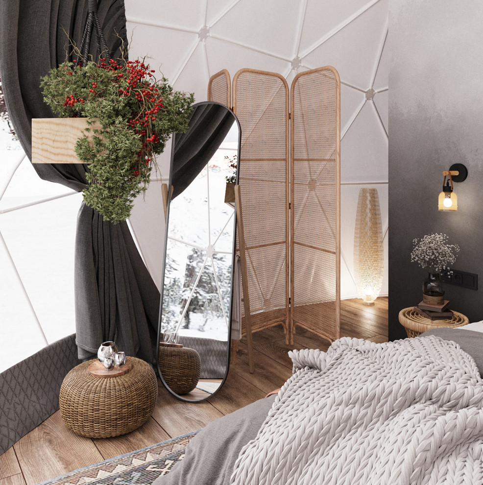 Дизайн-проект глэмпинга на Алтае.