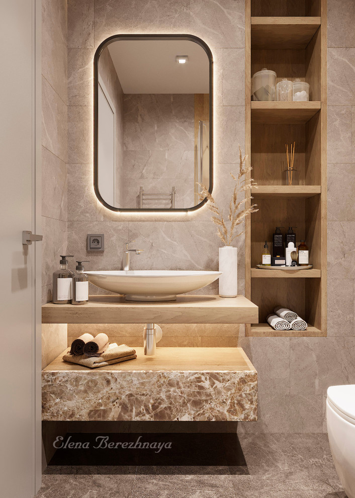 Проект маленького совмещенного санузла