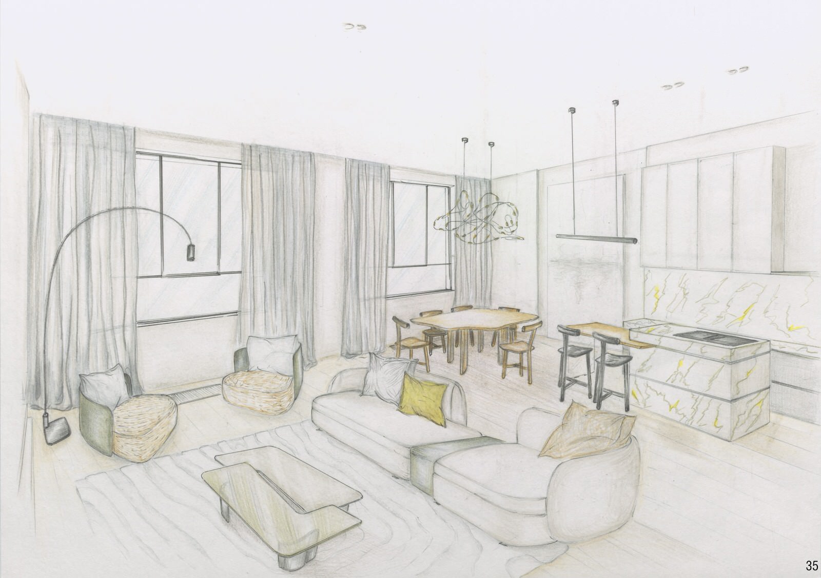 Secret Place. Эскизный проект (ручная подача)