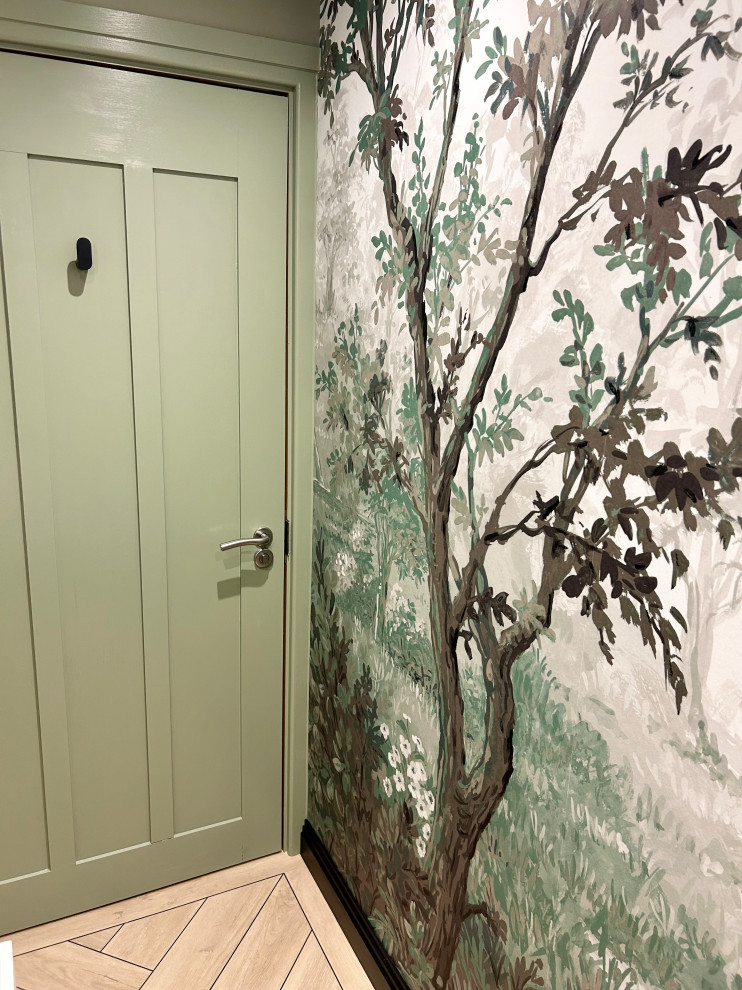 Zen green Powder room