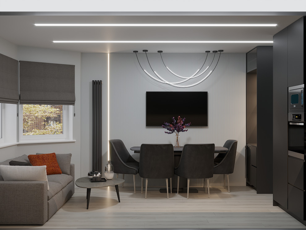 Квартира в темных тонах