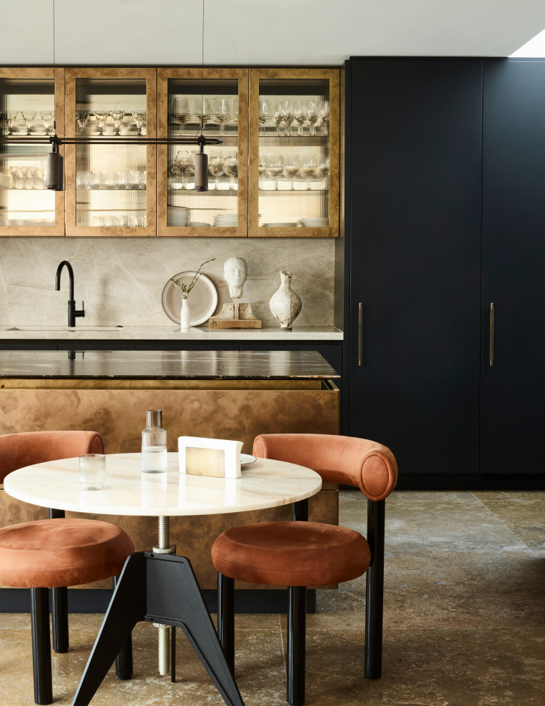 Design ideas for a modern kitchen in London.