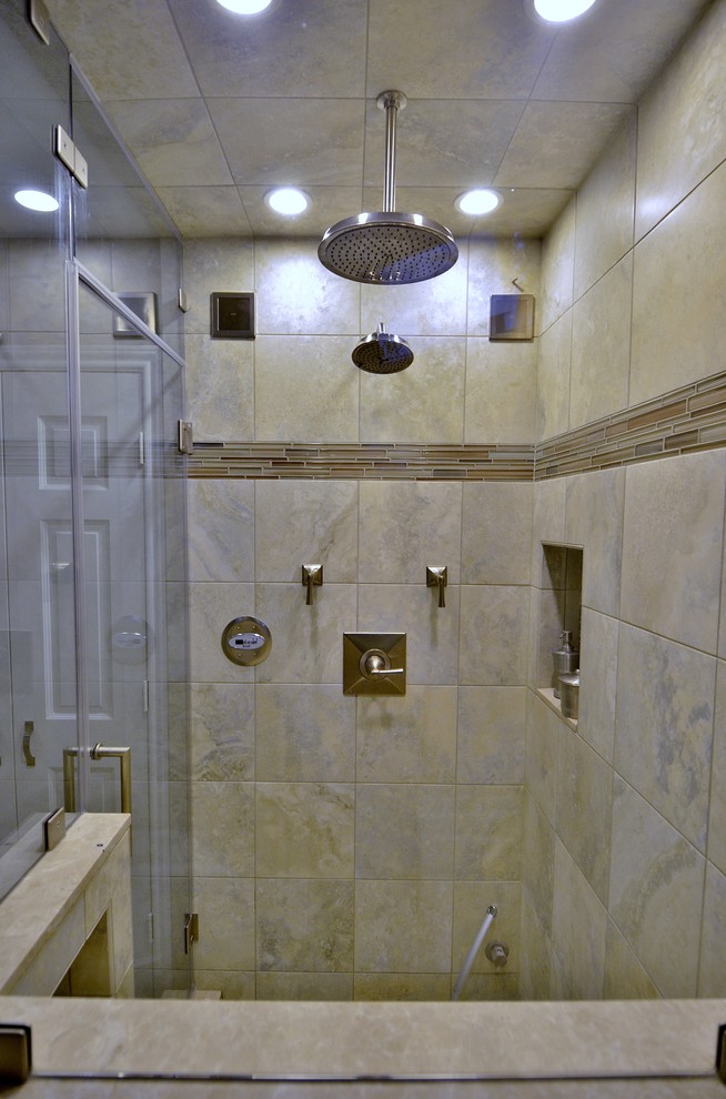 Inspiration for a transitional bathroom in Houston.