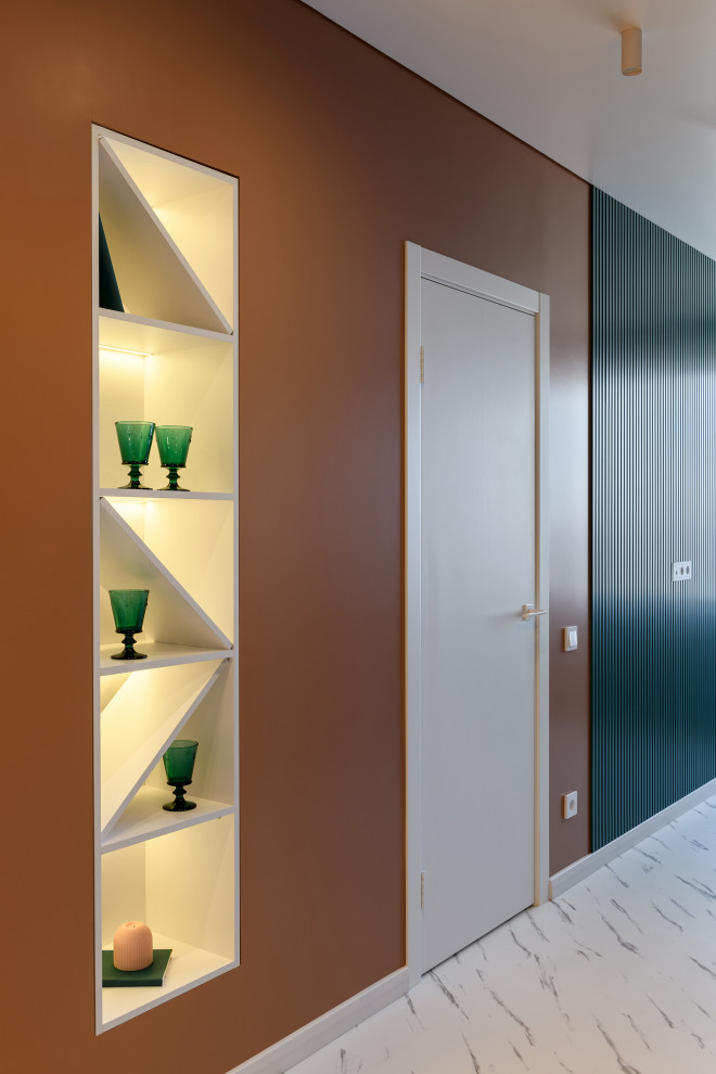 Кораллово-бирюзовый