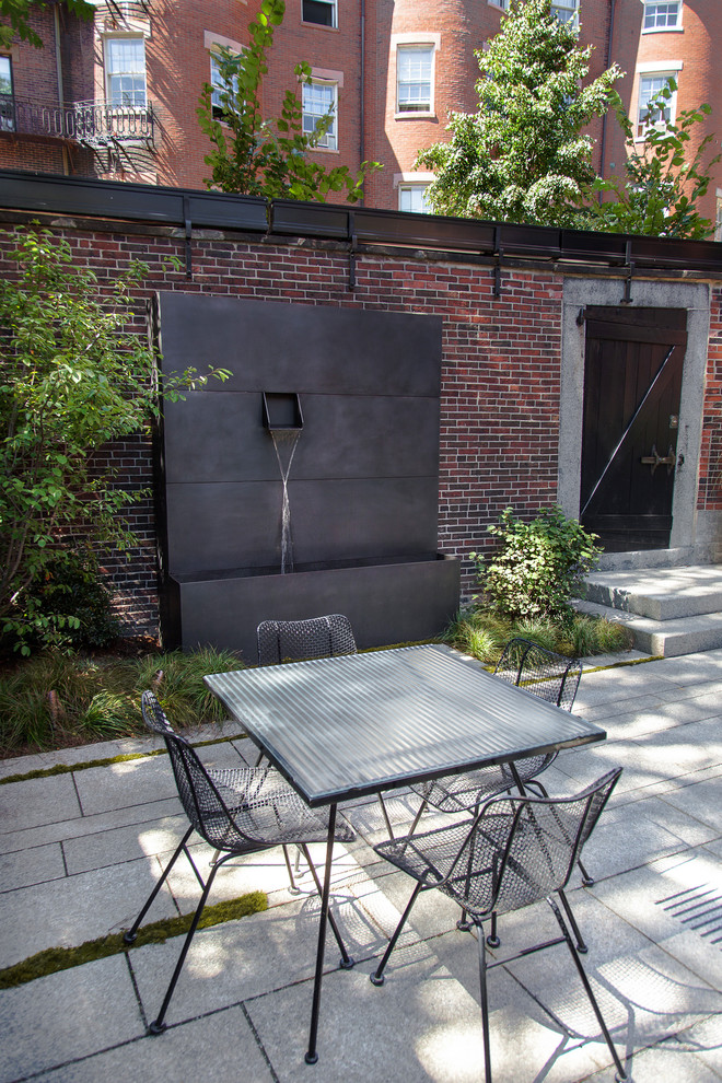 Example of a trendy home design design in Boston