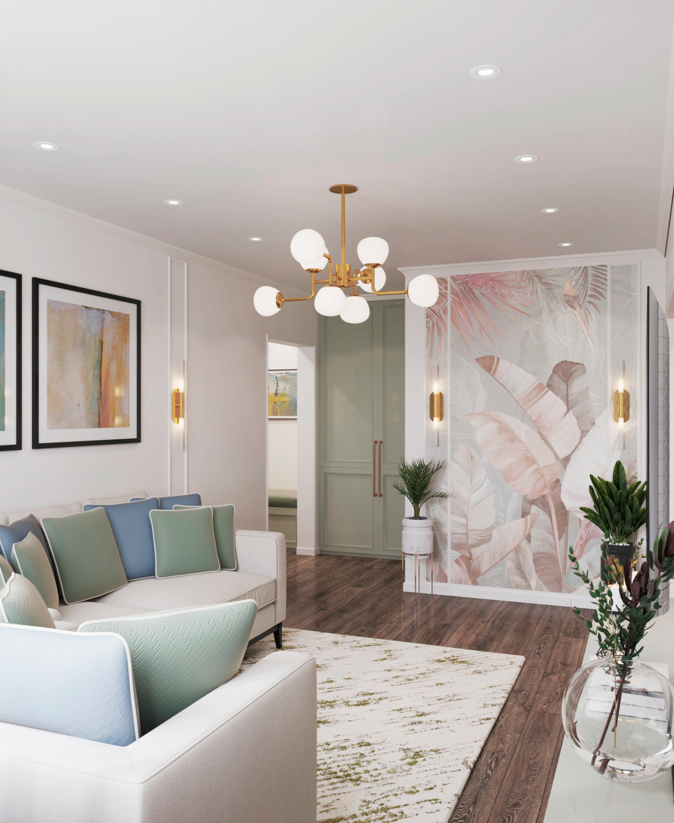 3-х комнатная квартира для молодой семьи 80кв.м.