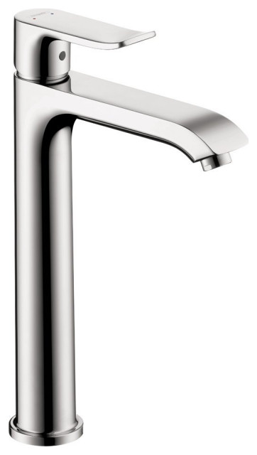 hansgrohe 31183001 Metris E Single Hole Faucet Comfort in Chrome