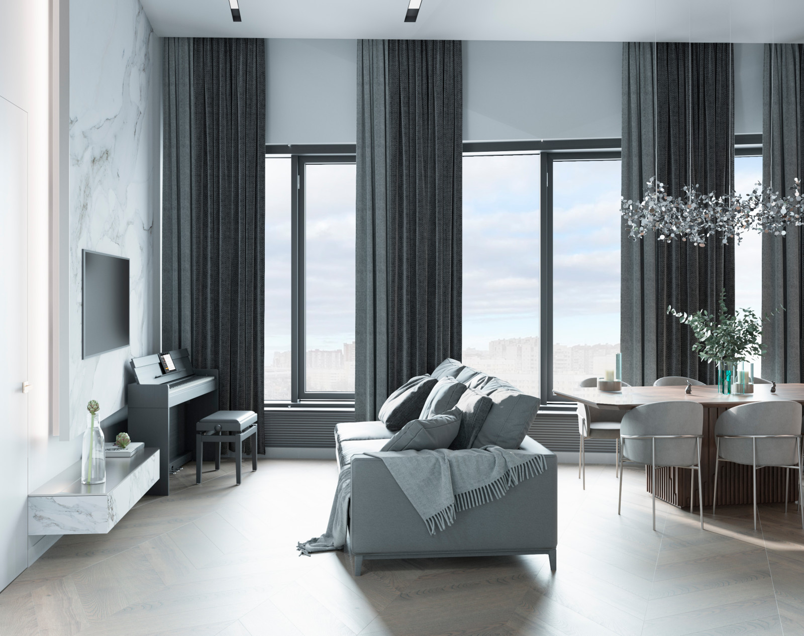 ЖК "Stockholm" 115м2., проект 2021г.