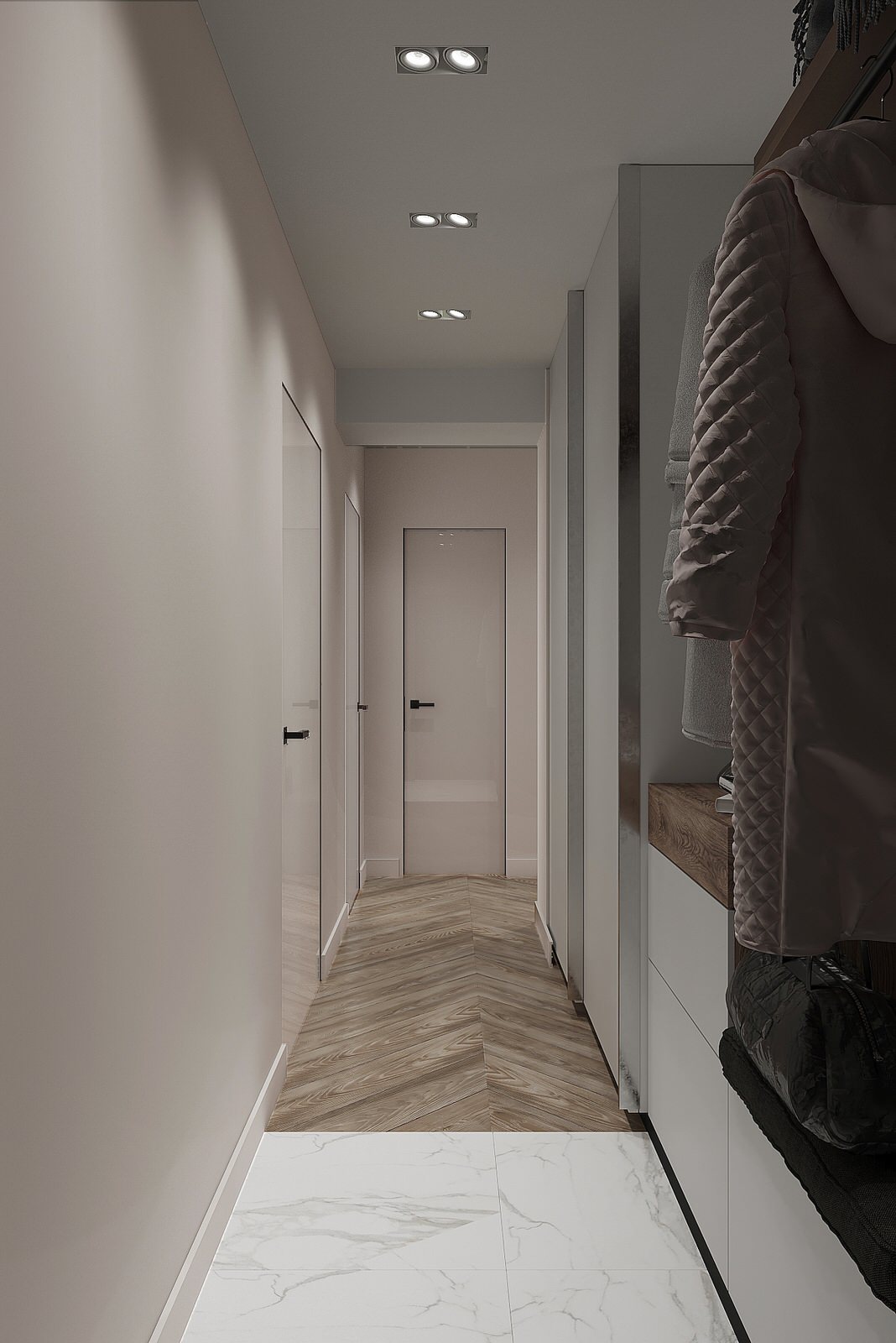 Спальня-гостиная в двухкомнатной квартире