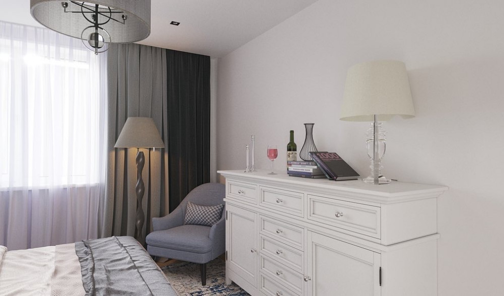 Проект спальни  14 кВ м  г. Саратов