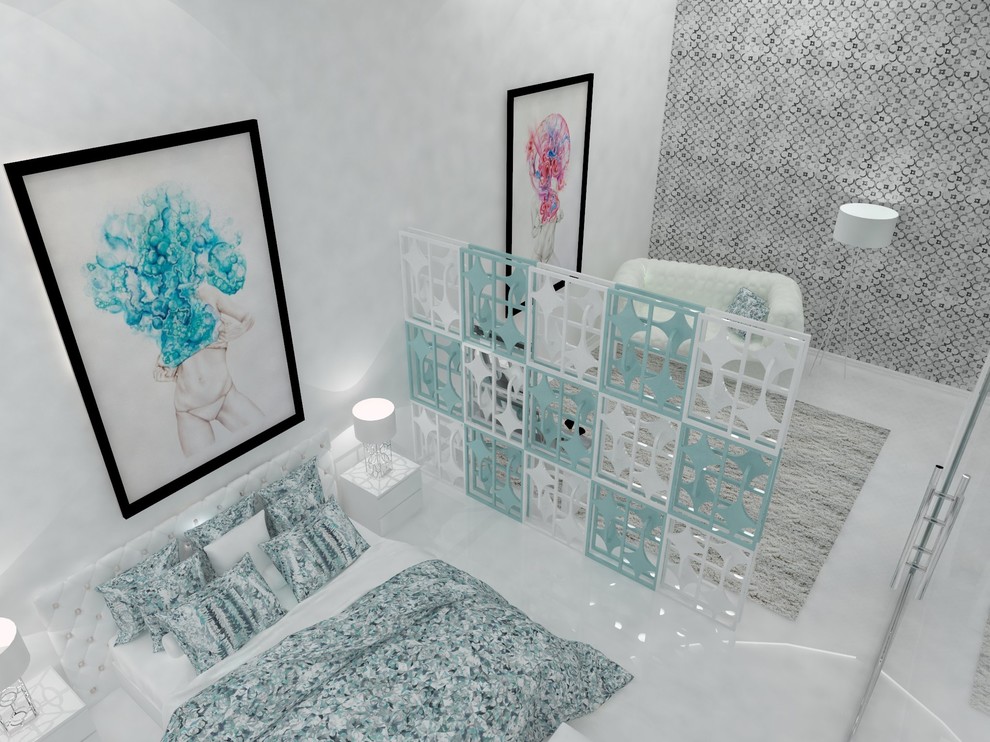 Спальня объединенная с сан злом