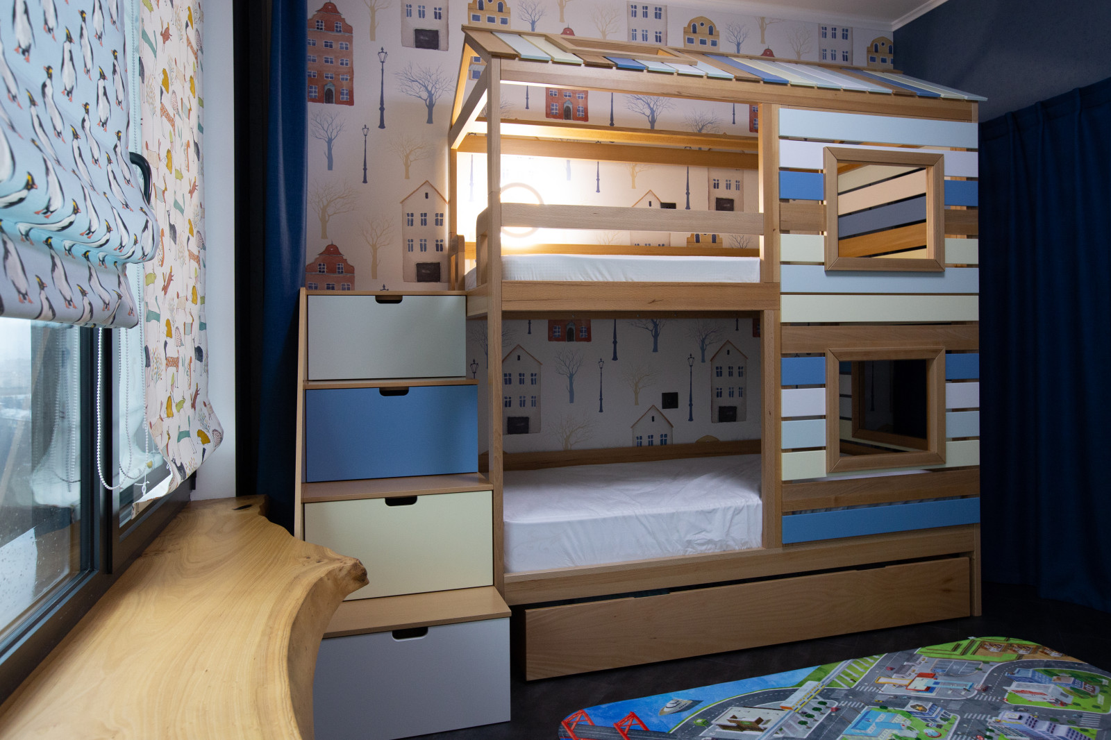 Детская комната для мальчика 15 кв.м.