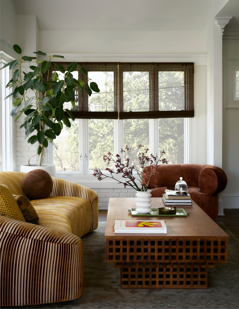 Living room - transitional living room idea in Atlanta