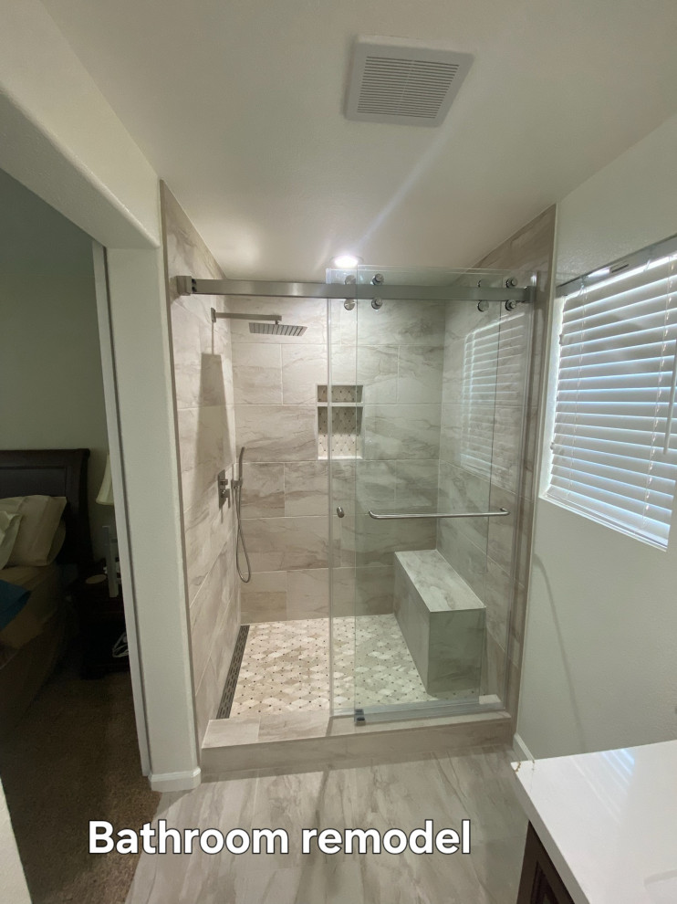 Bedroom and bathroom remodel