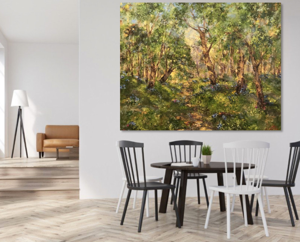 Гостиная - Дизайн интерьера - Картины художницы Дианы Маливани (5)