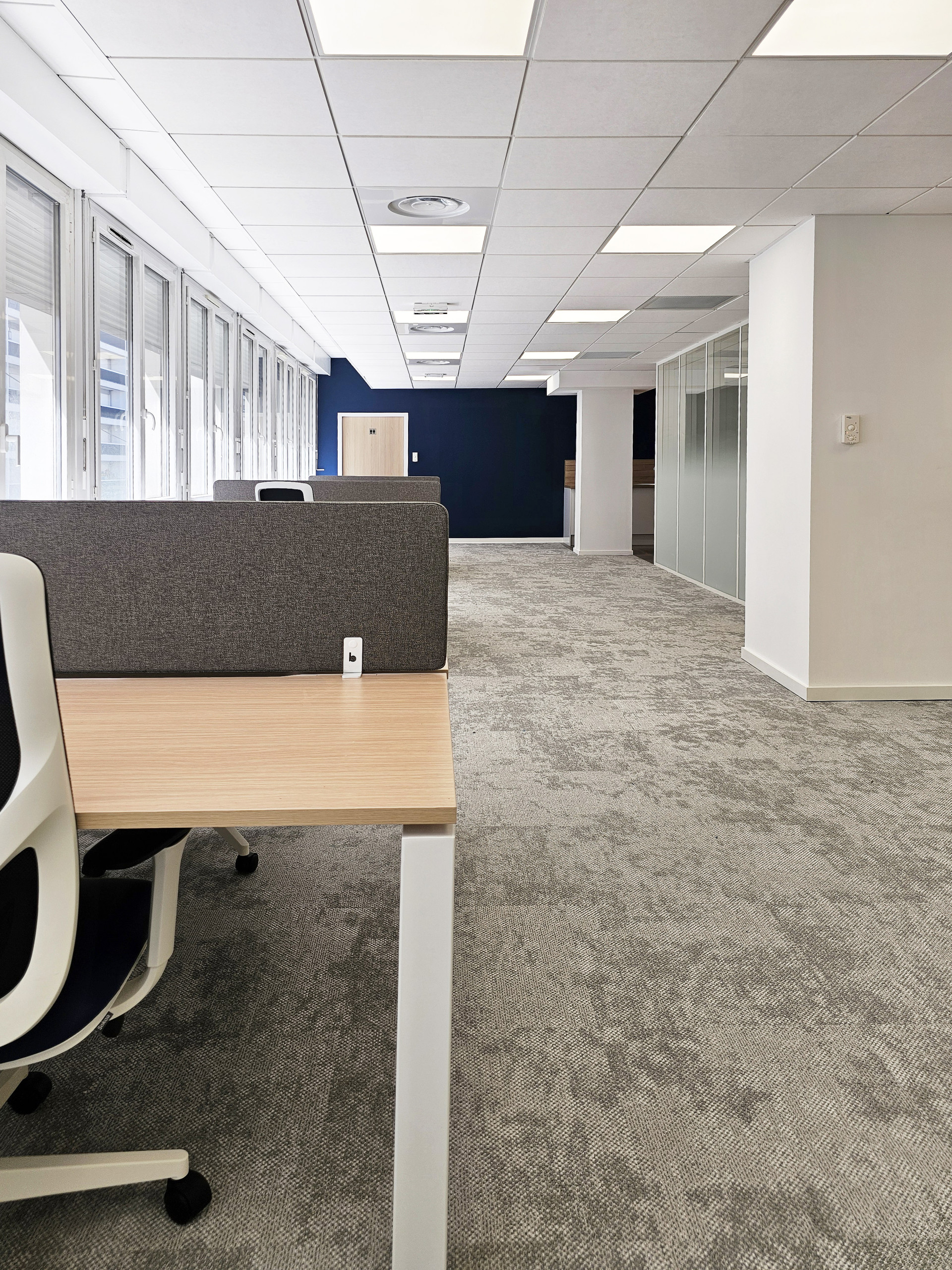 Rénovation d'un plateau de bureau témoin