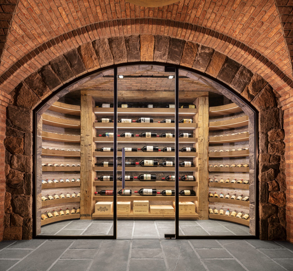 Photo of a country wine cellar in New York.