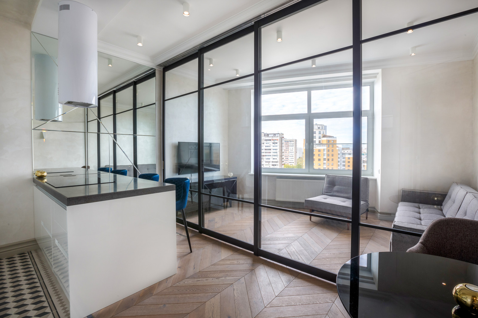 Кухня-гостиная 25 кв.м