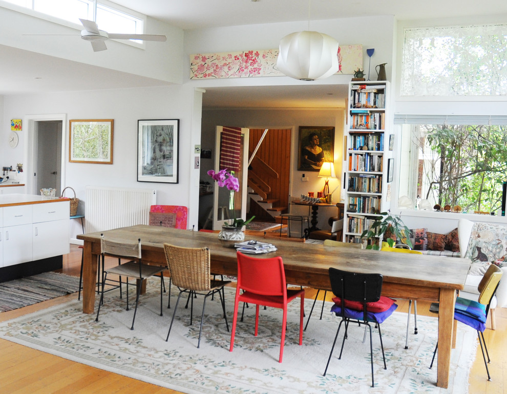 Inspiration for an eclectic dining room in Sydney.