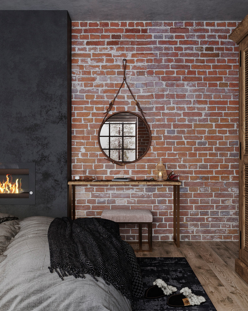 3D проект квартиры-студии 55 м.кв.