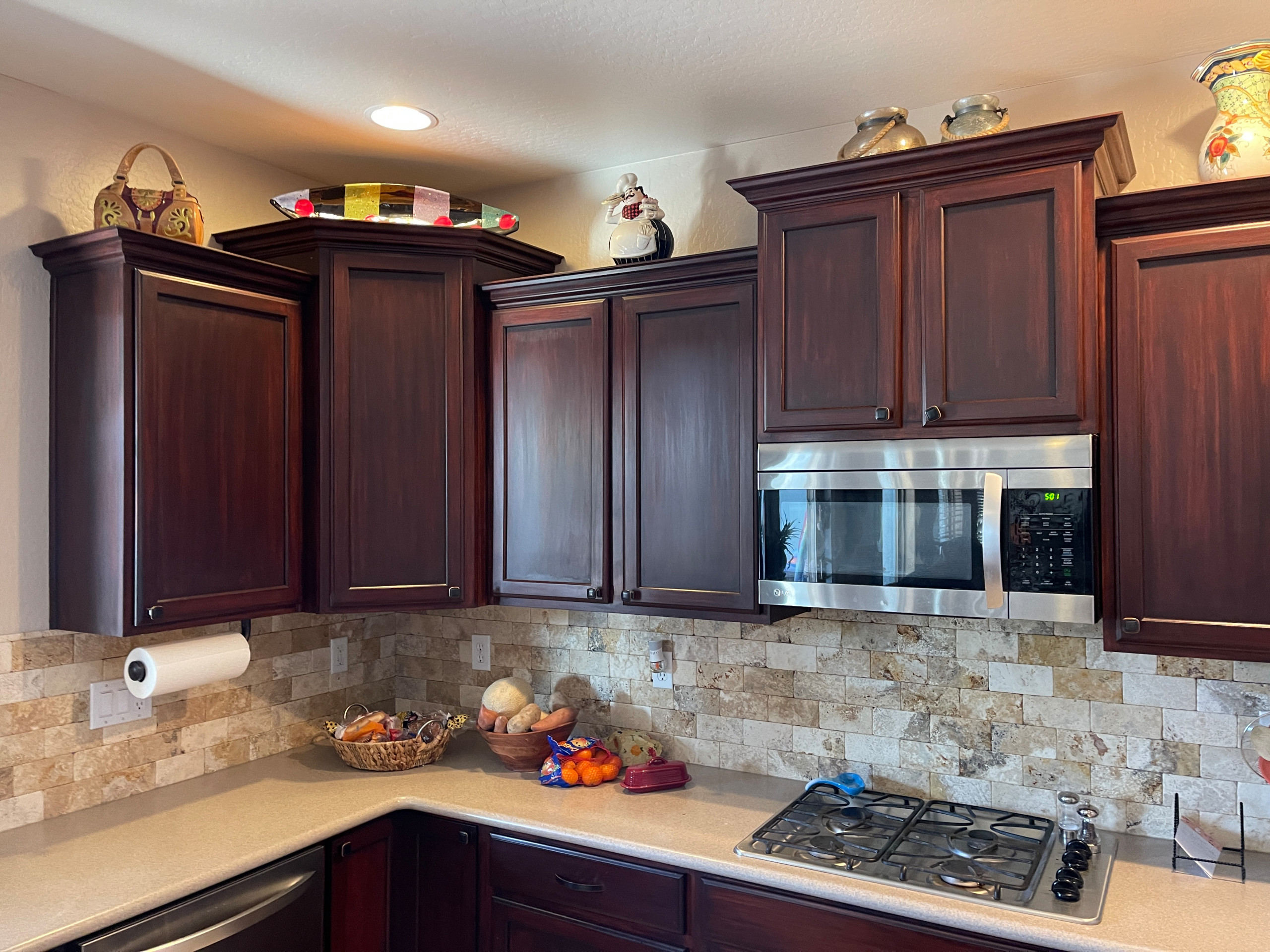 Stain and Paint Kitchen Reface