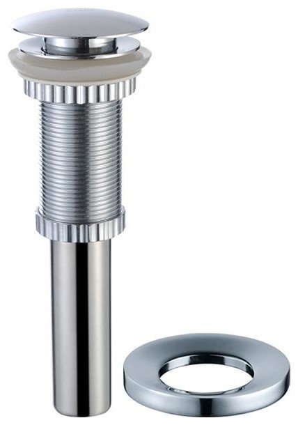 Kraus Pu 10 Mr 1 Pop Up Drain And Mounting Ring Transitional