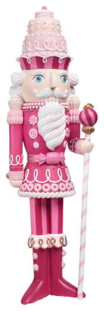 Pink Glittery Nutcracker Christmas Decorations Holiday