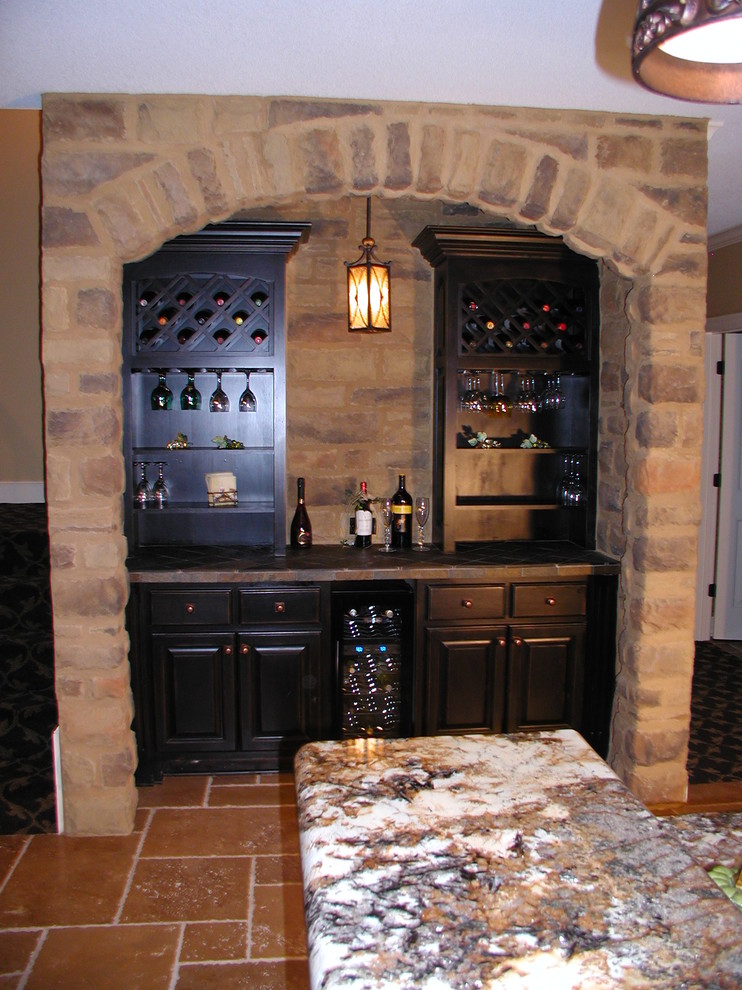 This is an example of a mediterranean basement in Kansas City.