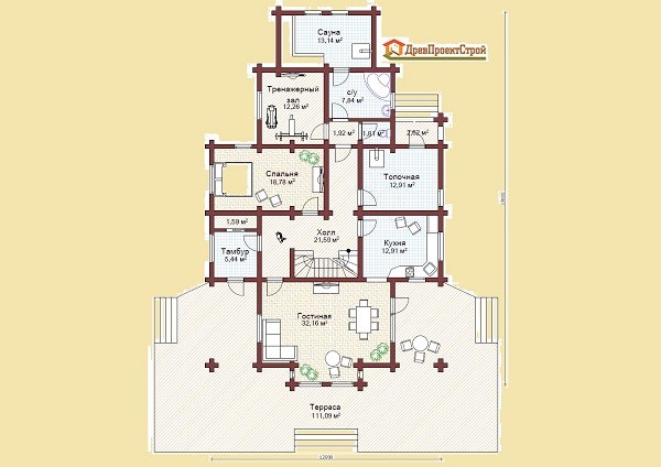 Проект дома № 44