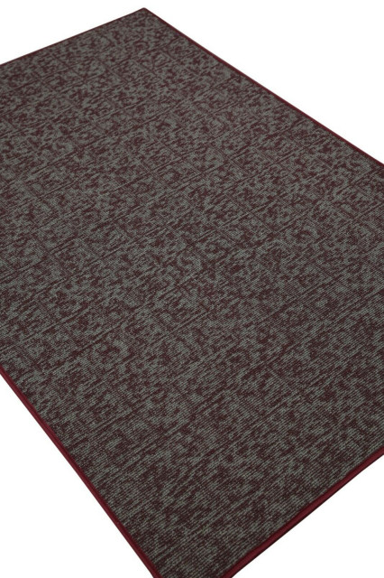 Furnish My Place Beige Solid Color Rug Made In Usa, 3' x 40' Oval ...