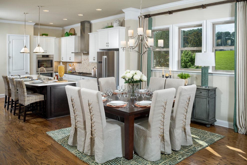 Home design - transitional home design idea in Charlotte