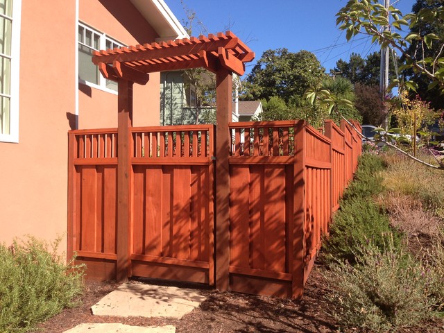 Fencing american-traditional-garden