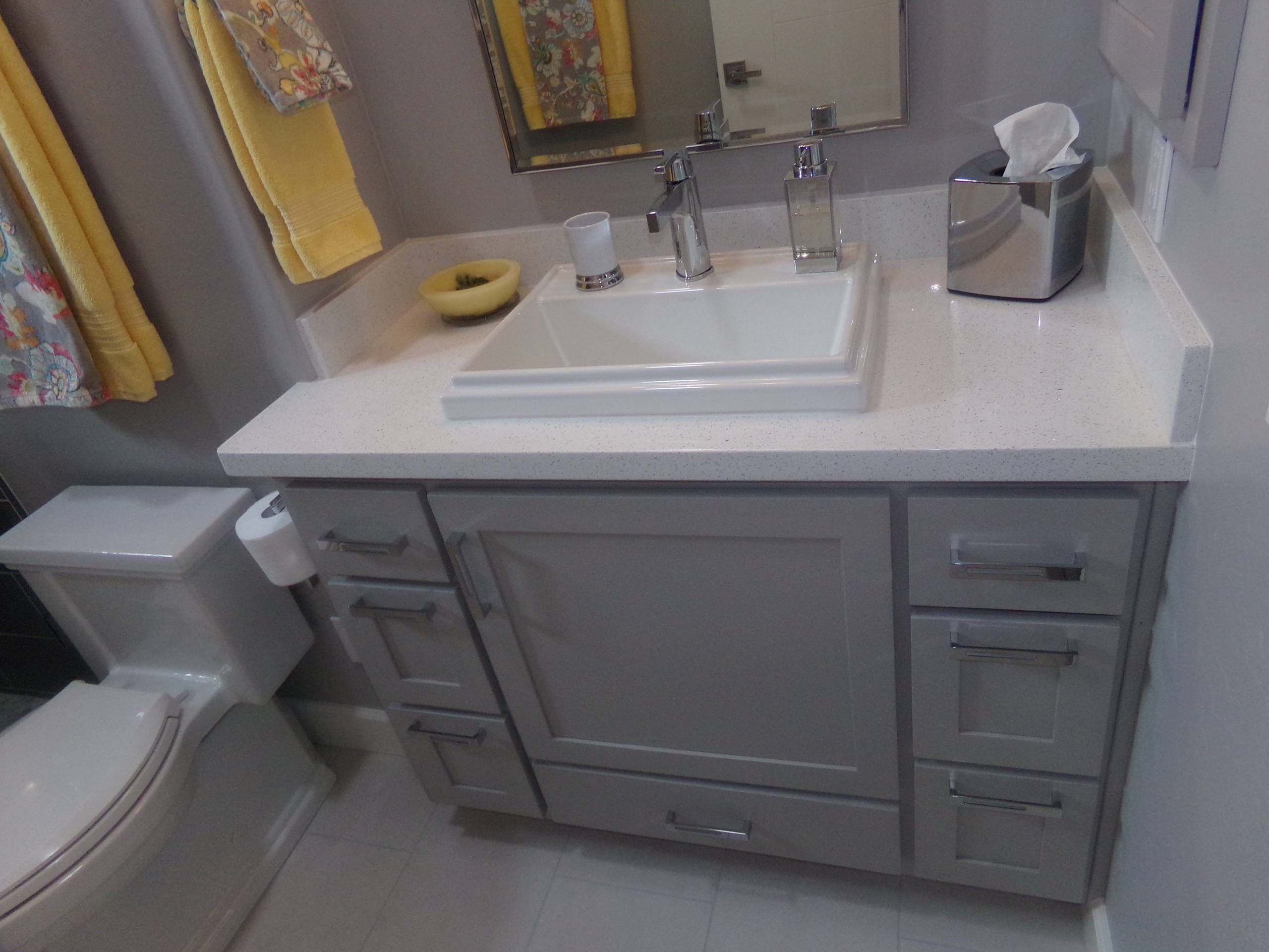 White Countertop Projects