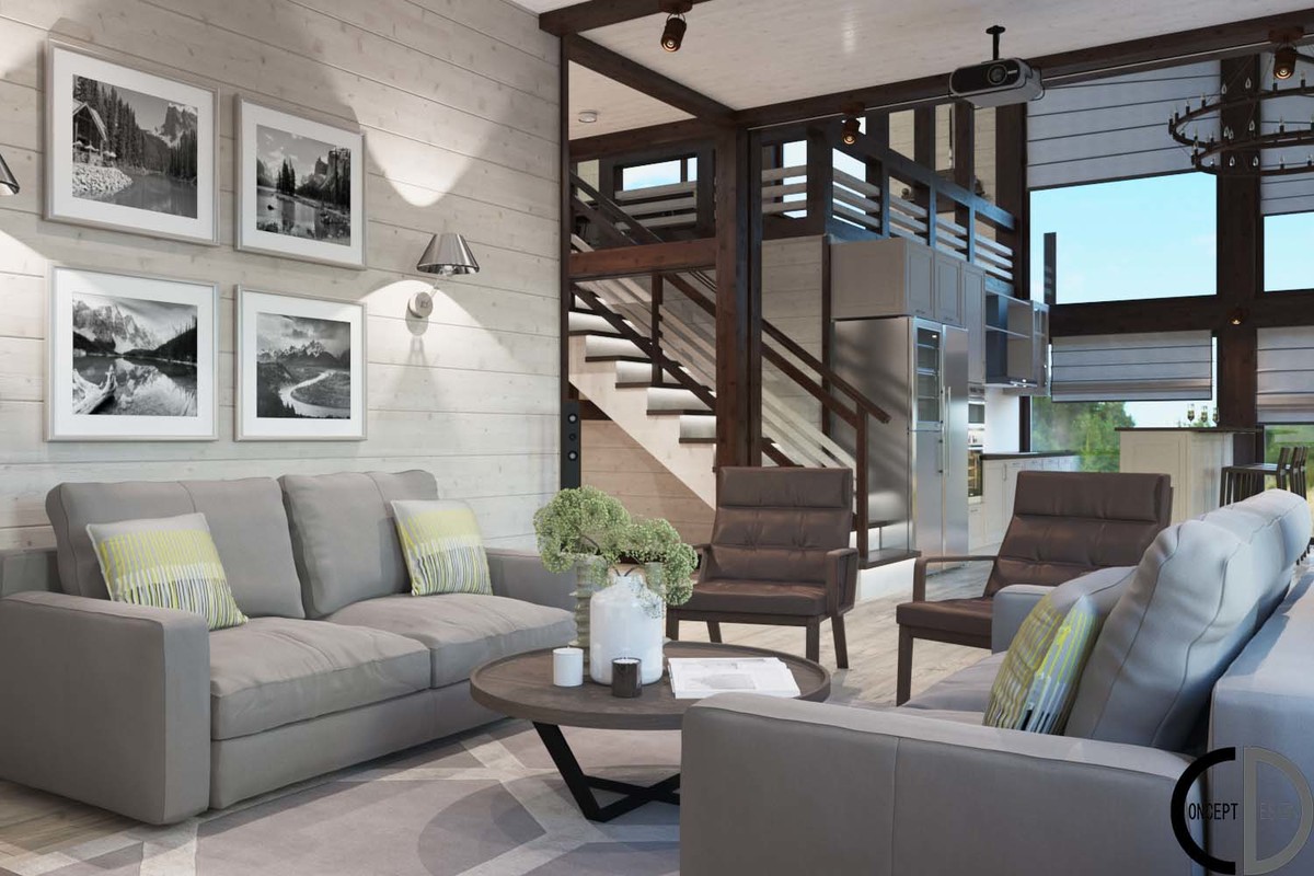 Загородный дом на природе