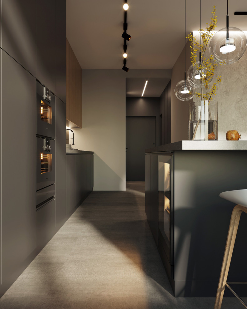 Интерьер в современном стиле в ЖК БИГ ТАЙМ