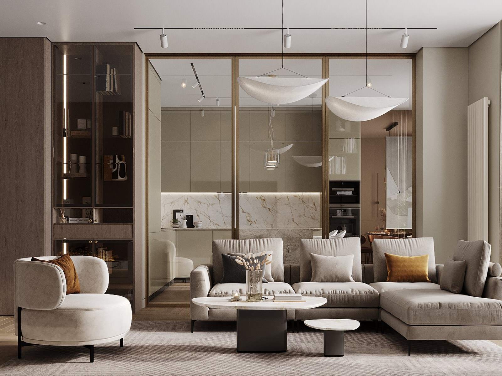 Дизайн интерьера квартиры в ЖК central avenue #PR-400