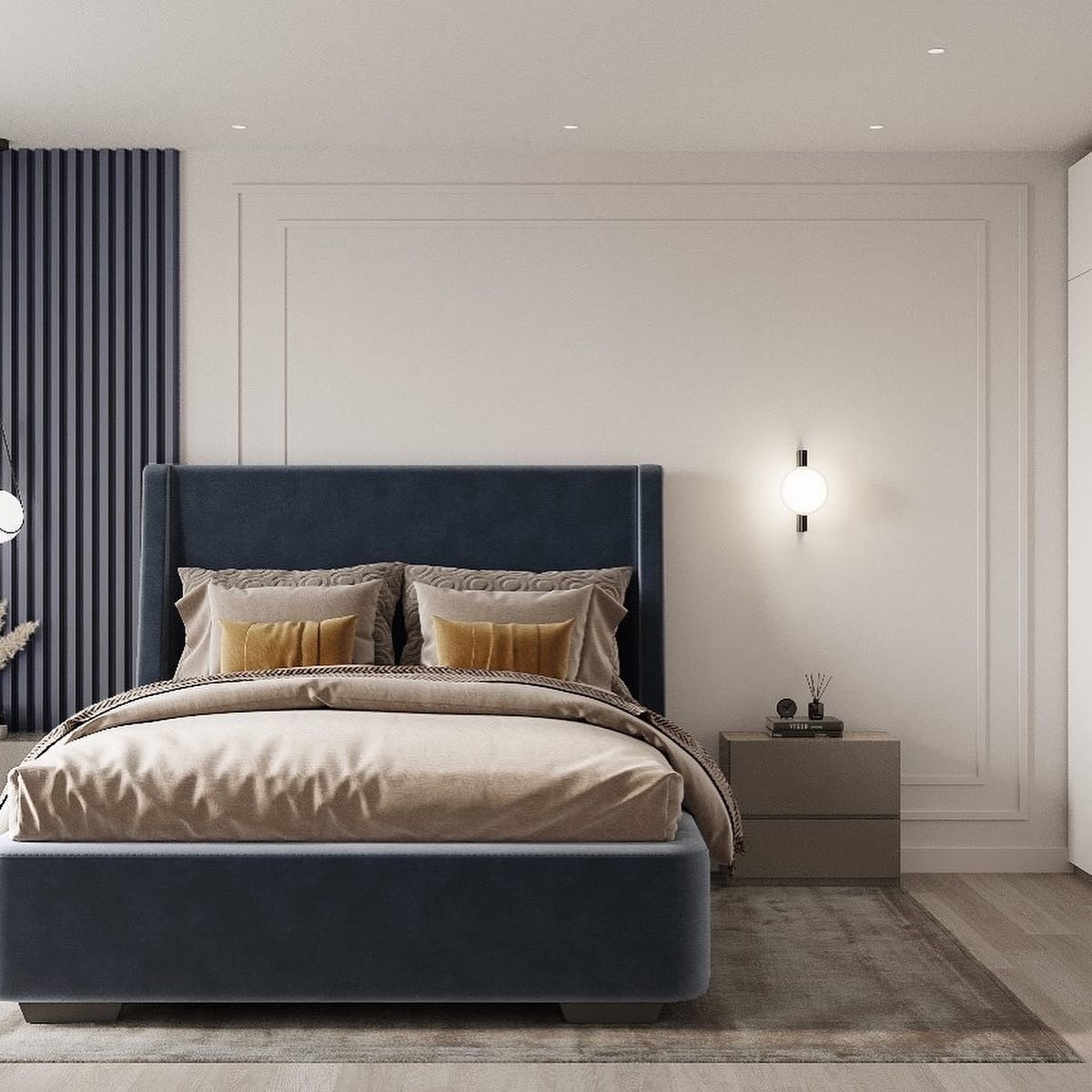 синяя спальня