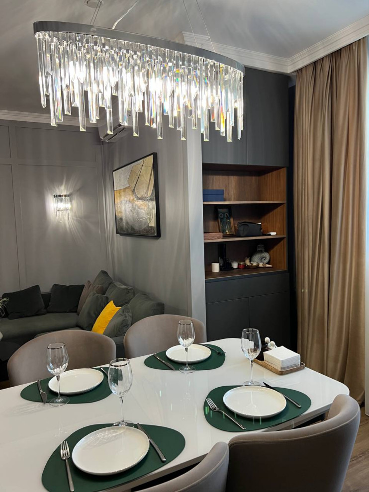 Квартира с цветными акцентами