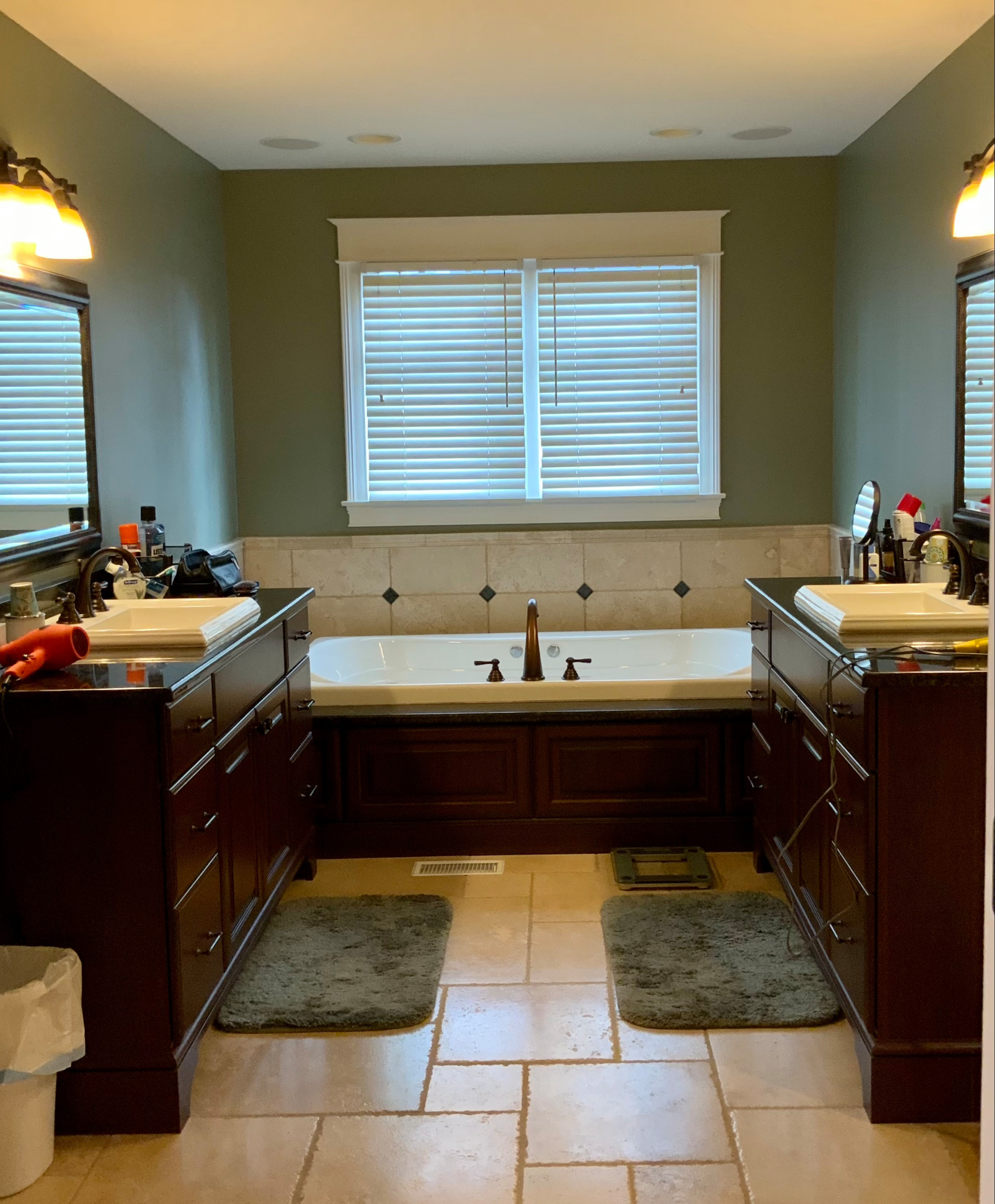 Master Bathroom and Laundry Area