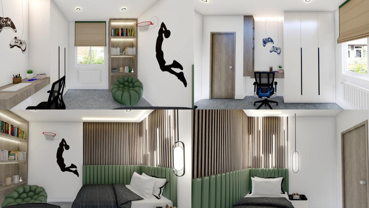 Contemporary Boys Bedroom Renovation in Bromley