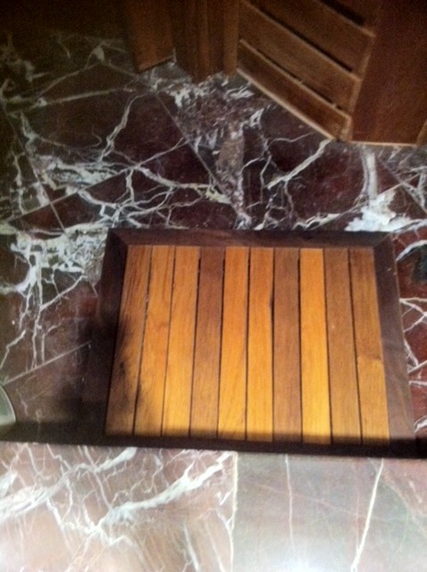 Teak wood Shower Floor Mats