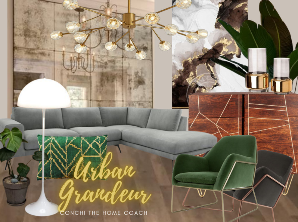 Lounge Interior Board-Glamour style