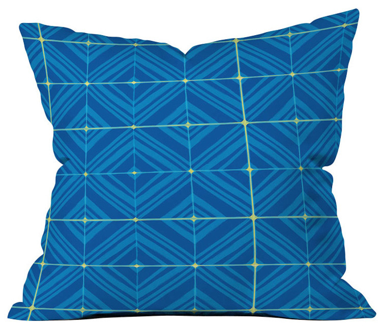 DENY Designs Khristian A Howell Tunisian Tile Throw Pillow
