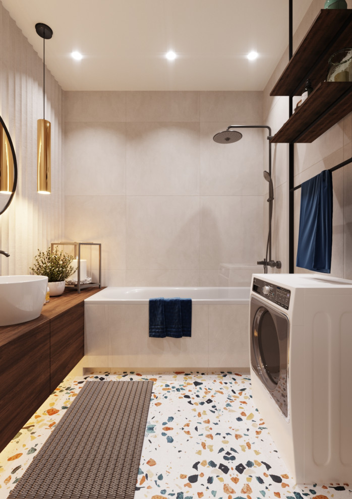 Двухкомнатная квартира 45 кв. м. в современном стиле