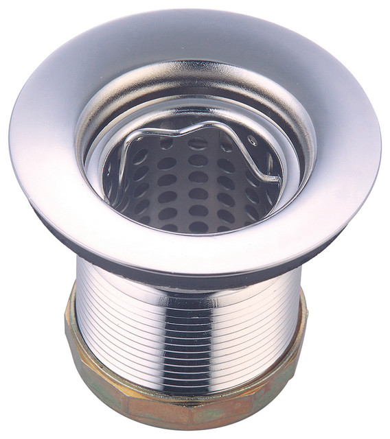 Stainless Steel Junior Duo Basket Strainer, Polished Chrome