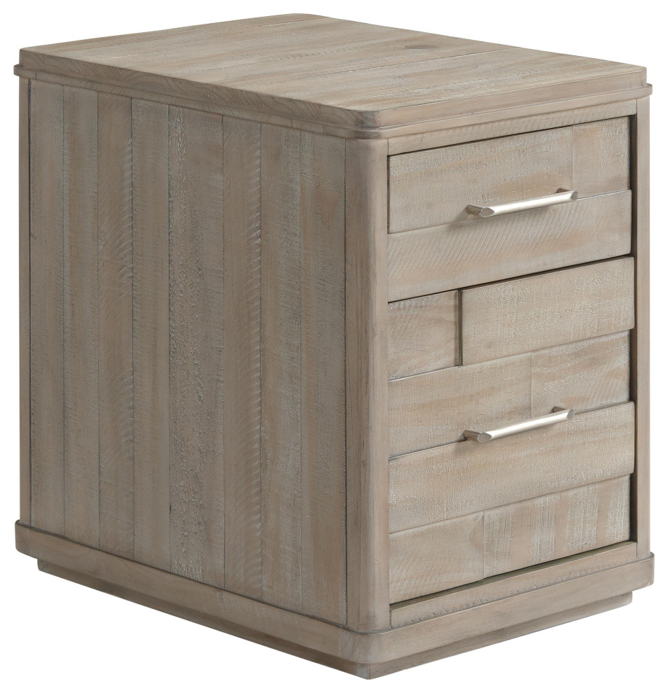 Riverside Furniture Intrigue Mobile File Cabinet - Farmhouse - Filing ...