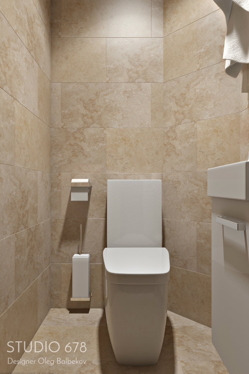 Гостиная с банной зоной