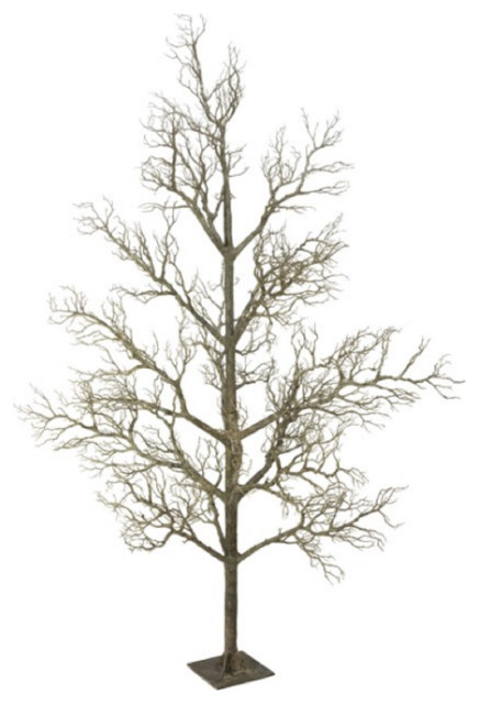 96" Deadwood Twig Tree Brown/Grey or Cream/White, Brown/Grey
