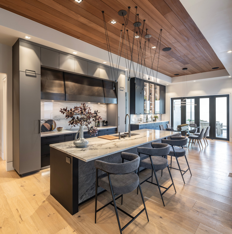 Trendy kitchen photo in Oklahoma City