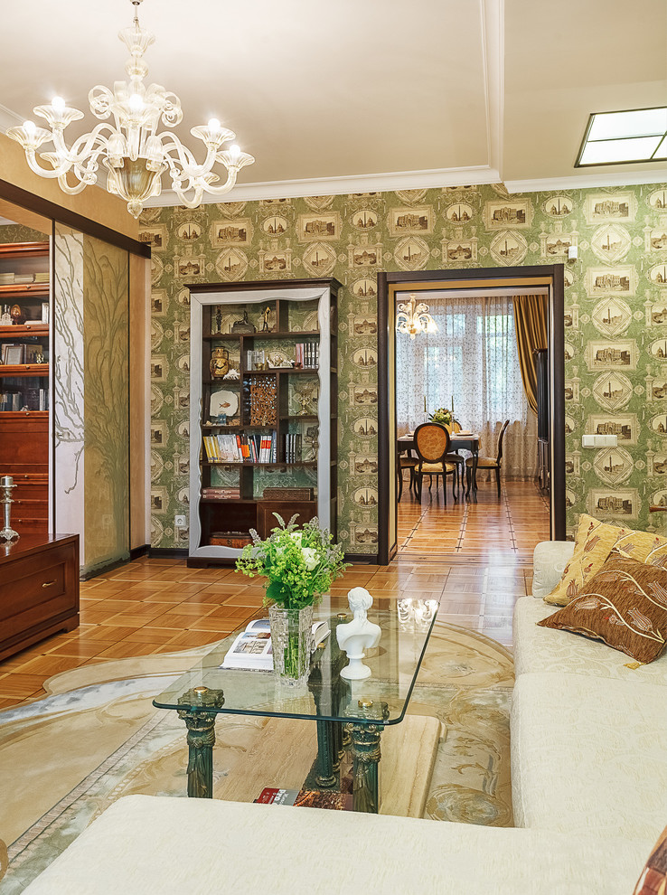 Квартира с архитектурной темой в интерьере